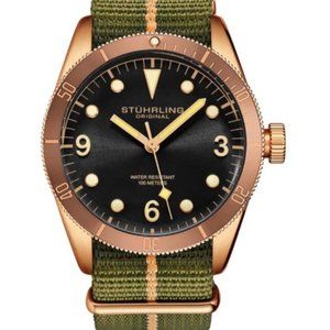 Stuhrling Original Forti Quartz Diver Watch Men's